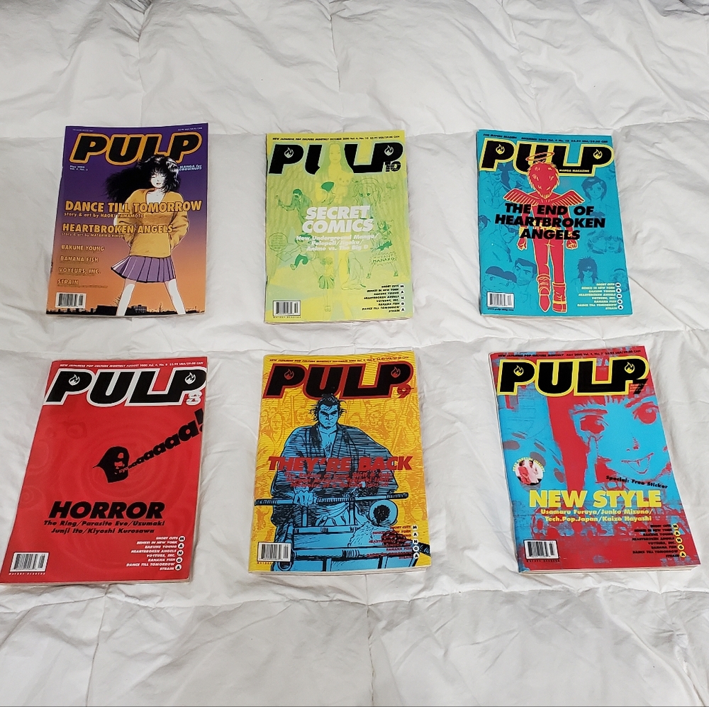 Pulp Manga Magazine lot